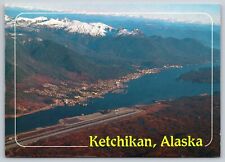 Postcard Alaska Ketchikan Aerial view c1996 10H picture