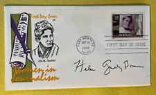 SIGNED HELEN GURLEY BROWN FDC AUTOGRAPHED FIRST DAY COVER CACHET - COSMOPOLITIAN picture