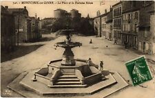 CPA MONISTROL-sur-LOIRE - La Place et la Fontaine Neron (517238) picture