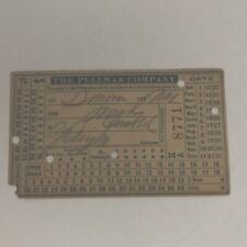 4/4/1925 The Pullman Company Train Stamped Ticket Stub picture