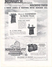Monarch Tool Co LTD  Vintage Print Ad Yorkshire England 10