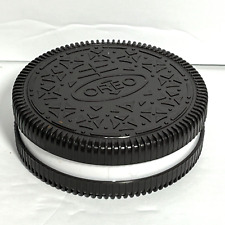 Vintage Oreo Cookie Plastic Container Snack Holder 1999 picture
