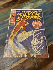 THE SILVER SURFER #15 (MARVEL 1970) VS. HUMAN TORCH VG+ picture