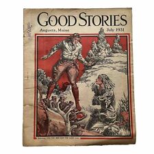 Vintage Good Stories Women's Magazine July 1931 Advertising Quack Medicine Tips picture