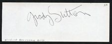 Grady Sutton d1995 signed 2x5 cut autograph on 5-18-48 at Hollywood Boulevard LA picture
