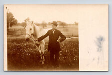 RPPC Joseph E Johnson Born 1838 Ohio Died 1911 Detroit Grand Rapids MI Postcard picture