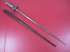pre-WWI French Army Mle 1886 Lebel Rifle Bayonet w/Scabbard - Long Blade  XLNT 1 picture