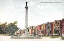 c.1910 Confederate Monument Louisville KY post card Civil War picture