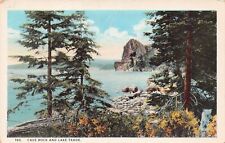 Lakeridge NV Lake Tahoe Cave Rock Washoe Sacred Spiritual Place Vtg Postcard C62 picture