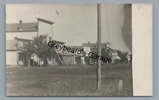 RPPC Main Street View STOCKVILLE NE Frontier County HTF Real Photo Postcard picture