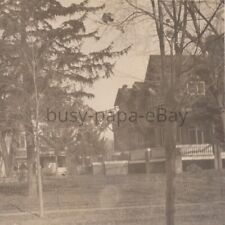 Antique 1909 RPPC Court Avenue Marengo Iowa Photo Postcard picture