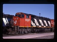 Original Railroad Slide CN Canadian National 9587 GP40-2LW at Kansas City, MO picture