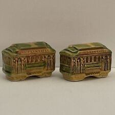 Vintage SNCO Imports San Francisco Trolley Cable Cars Salt Pepper Shakers picture