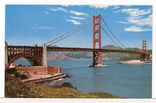A Passenger Freighter Inbound at Golden Gate Bridge, San Francisco, CA Postcard picture