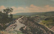 Skyline Drive Overlooking Canon City Colorado Posted Linen Vintage Postcard picture