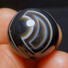 TOP 11G Natural Gobi Agate Eyes Agate Sphere Crystal Stone Madagascar L1920 picture