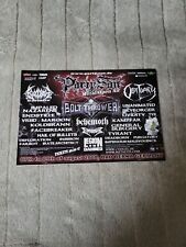 TPGM8 ADVERT 5X8 PARTY SAN METAL OPEN AIR 2008 : OBITUARY. BOLT THROWER picture