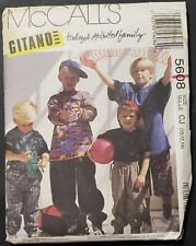 Vintage McCall's 5608 ~ Gitano Boy's Tops and Pants or Shorts ~ Size 10-14~ 1991 picture