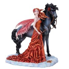 PT Echoes of Autumn Fall Fairy Strolling with Horse Statue by Nene Thomas picture
