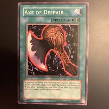 Yu-Gi-Oh Card collection 1996 Axe Of Despair Spell Card. picture