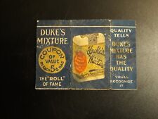 Dukes Mixture Tobacco Label, Rare, Liggett and Myers Co., Tim Tam Papers Ad picture