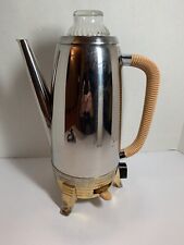 VINTAGE 1950'S MCM CORY ELECTRIC COFFEE PERCOLATOR - CHICAGO DAP-2 picture