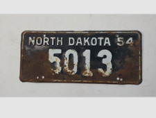 Vintage 1954 North Dakota License Plate 5013 picture