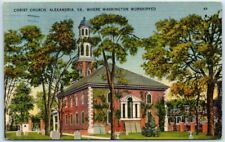 Postcard - Christ Church, Where Washington Worshipped - Alexandria, Virginia picture