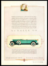 1931 CADILLAC LaSALLE V-8 Convertible Automobile Car Vtg PRINT AD picture