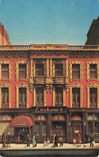 Artist Signed Alice Smith Luchows Restaurant New York City Vintage Postcard 1965 picture
