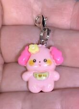 Pink I Love You Dog Charm Zipper Pull & Keychain Add On Clip picture