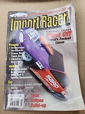 August 2002 IMPORT RACER MAGAZINE, NISSAN , HONDA CIVIC TYPE  picture