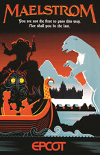 Epcot Maelstrom Norway Pavilion World Showcase Poster Print 11x17 Disney picture
