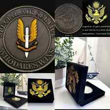 British Army UK Special Air Service WHO DARE WINS Kill or Capture Challenge Coin picture
