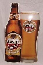 Vintage 1999 Amstel Light Metal Beer Sign Embossed  24