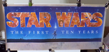 Signed Star Wars 10 Year Anniversary Theatrical John Alvin 17x 36 Movie Poster picture