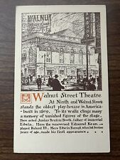 Walnut Street Theatre, Philadelphia Art Alliance Postcard ~ T. Oakley ~ No. 26 picture
