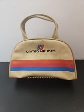 Vintage 70's United Airlines Children's Mini Flight Bag United Logo & Colors picture
