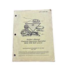 Chemical Operations Specialist Soldier's Manual STP 3-54B2-SM MOS 54B picture