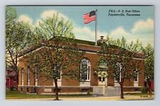 Fayetteville TN-Tennessee, US Post Office, Vintage Postcard picture