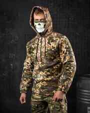 Tactical fleece jacket pixel, military men's army fleece pixel (soft shell inser picture