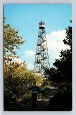Parry Sound ON-Ontario Canada, Lookout Tower, Towerhill, Vintage Postcard picture