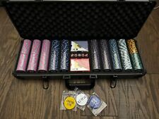 500 Piece Monte Carlo Low Denomination Poker Chip Set - 14g Chips Read Desc picture