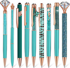 Ink Pens Ballpoint Pens  9 Pcs  Metal Crystal Diamond Pen Glitter Pen  picture