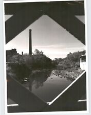 Artistic INDUSTRIAL PLANT Off Steel Bridge on PASSAIC RIVER 1968 Press Photo picture