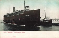 SS Missouri Ship Ludington Michigan MI US Mail Ship c1910 Postcard picture