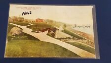 AB62 TRAIN POSTCARD JUNEAU PARK C&NW NORTHWESTERN STATION MILWAUKEE WI 1919 picture