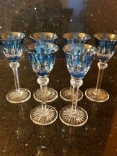 Set Of 6 St Louis Crystal TOMMY 5 1/4
