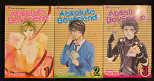 Absolute Boyfriend 1, 2, 3 Manga 💜 Romance Sci-Fi Shojo Beat English picture