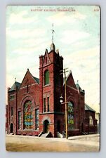Reading PA-Pennsylvania, Baptist Church, Religion, Antique, Vintage Postcard picture